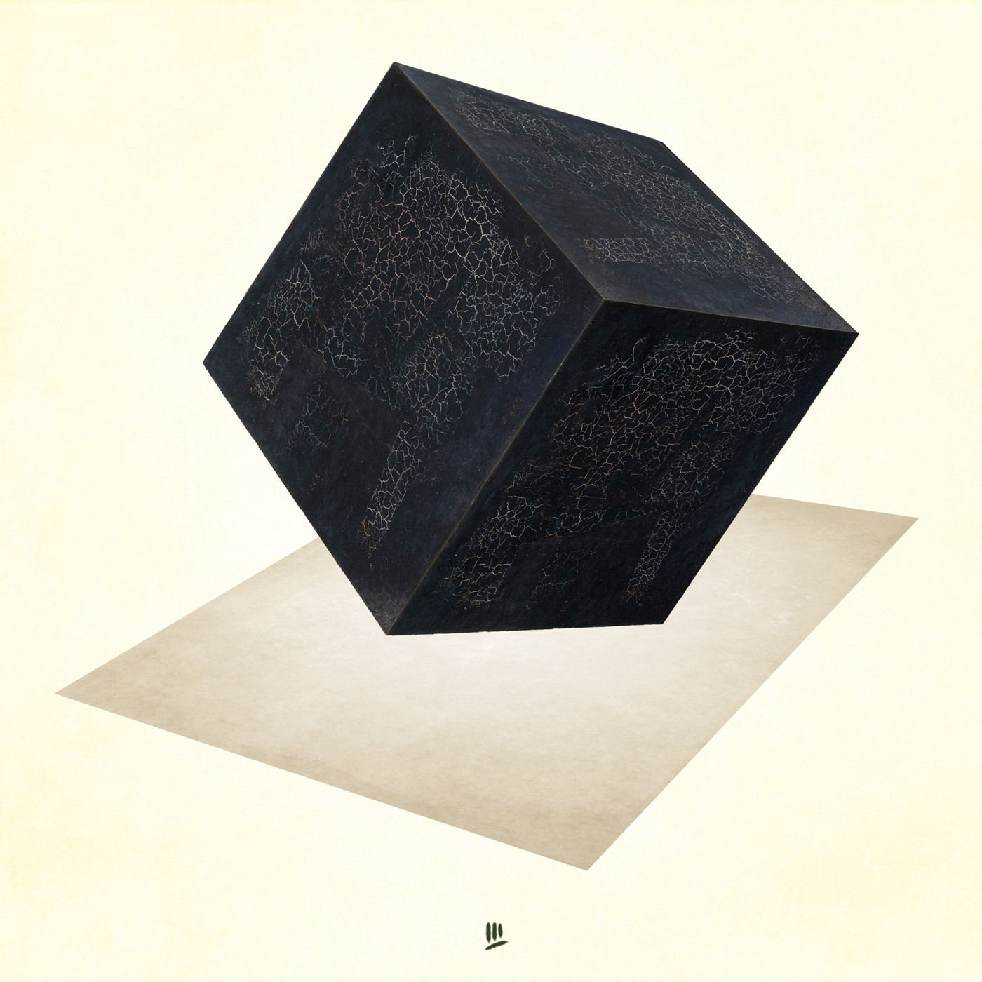Black square over white background by Luis Miguel Galache 2019